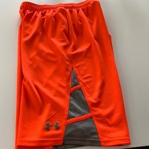 Under Armour Youth XL Orange Basketball Shorts